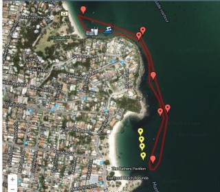 Vladswim - a 2.5km loop from Chinamans Beach to Balmoral and back